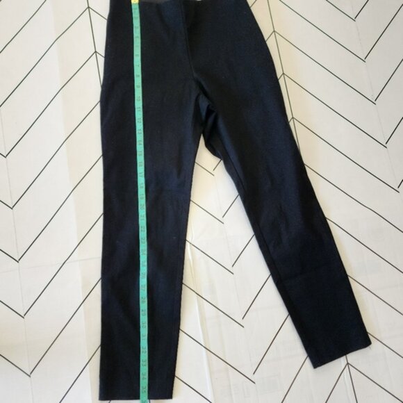 A New Day Women's Solid Black High-Rise Skinny Ankle Pants, Size 2, Fitted Hip - Picture 2 of 8